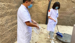 白银市第一人民医院开展环境卫生整治暨清理烟蒂行动