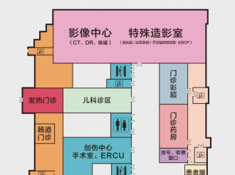 门急诊1楼楼层索引